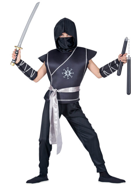 déguisement de Ninja garçon, déguisement de ninja enfant, Déguisement de Ninja, Longue Ceinture, Garçon