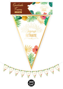 guirlande retraite, décorations retraites, guirlande joyeuse retraite