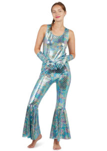 déguisement de sirène femme, pantalon de sirène, costume de sirène