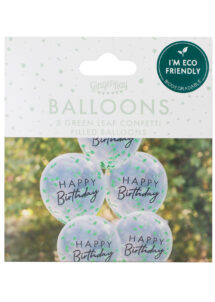 ballons anniversaires confettis, ballons confettis pétales, ballons hélium, ballons ginger ray