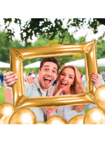 cadre gonflable, Photo Booth, cadre Photo Booth doré