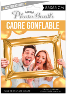 cadre gonflable, Photo Booth, cadre Photo Booth doré, Cadre Photo Booth Gonflable, Doré