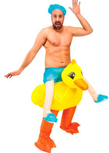 déguisement gonflable, costume gonflable canard, déguisement de canard, déguisement humour, evg