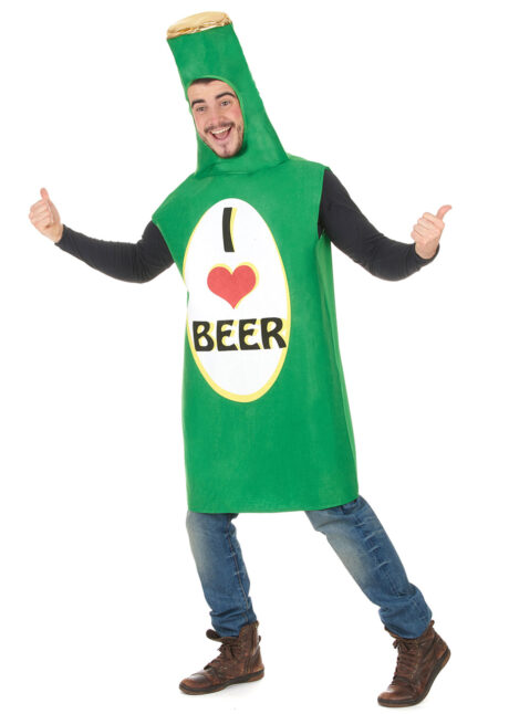 déguisement bière, déguisement bouteille de bière, déguisement saint patrick, Déguisement Bouteille de Bière, I Love Beer