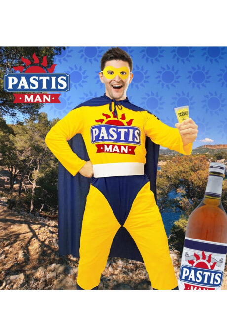 Déguisement humour, déguisement pastis, EVG, Déguisement Pastis Man