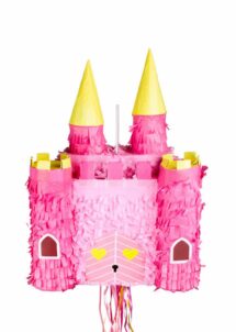pinata chateau de princesse, pinata anniversaire fille, pinata anniversaire princesse