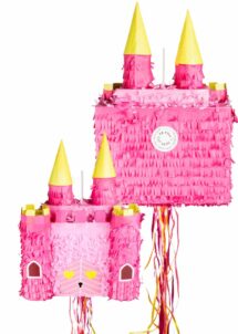 pinata chateau de princesse, pinata anniversaire fille, pinata anniversaire princesse