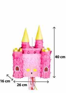 pinata chateau de princesse, pinata anniversaire fille, pinata anniversaire princesse