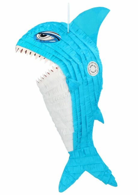 PINATA REQUIN ANNIVERSAIRE, pinata anniversaire enfant, Pinata Requin – Anniversaire Thème Mer et Océan – 62,5 cm