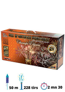feu d'artifice automatique 2 mn 30, feu d'artifice automatique ardi, feu artifice mariage