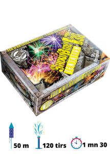 Feu d'artifice portable 90 - prêt à allumer