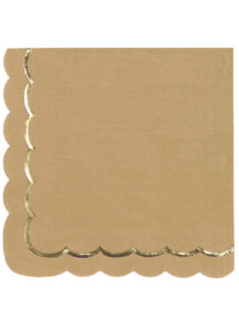 serviettes jetables, serviettes en papier, serviettes couleur kraft, serviettes anniversaire