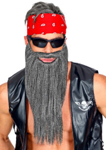 barbe grise, postiche, fausse barbe
