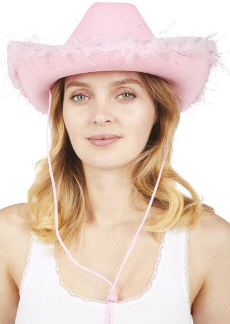 chapeau cowboy rose, chapeau cowboy femme, chapeau cowboy Coachella, Chapeau de Cowboy Rose, Sexy Girl