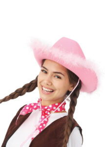 chapeau cowboy rose, chapeau cowboy femme, chapeau cowboy Coachella