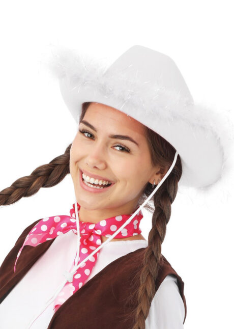 CHAPEAU-DE-COWBOY-BLANC-PLUMES-21302chapeau cowboy blanc, chapeau cowboy femme, chapeau cowboy Coachella, Chapeau de Cowboy, Sexy Girl, Blanc