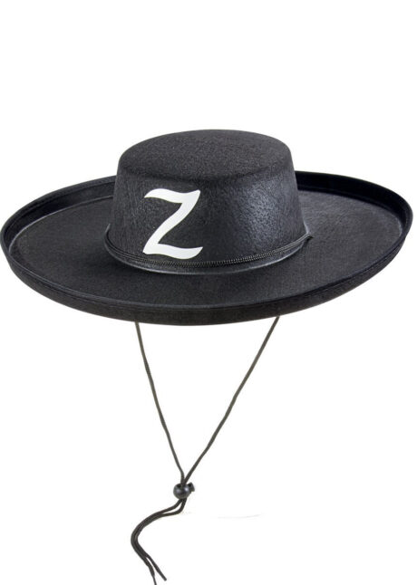 chapeau de zorro adulte, accessoire Zorro, Chapeau de Zorro et de Justicier