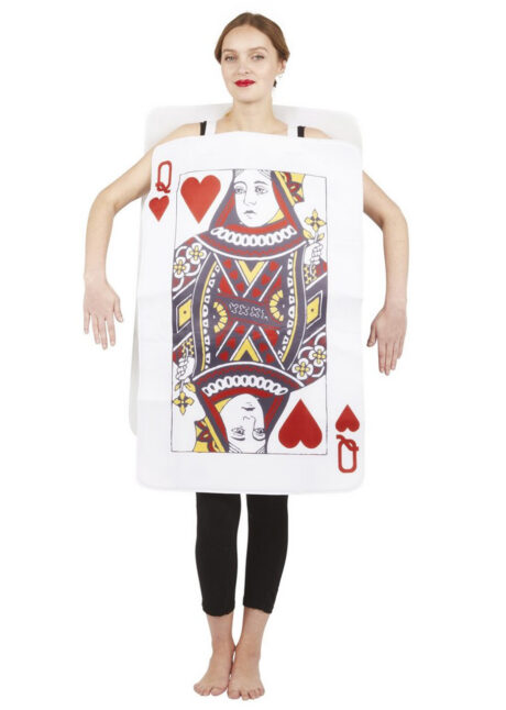 déguisement carte à jouer, déguisement reine de coeur, costume jeu de carte, Déguisement de Carte à Jouer, Reine de Coeur