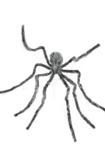 araignée Halloween, araignée géante, araignée XXL, Araignée Géante Velue, Grise, 230 cm