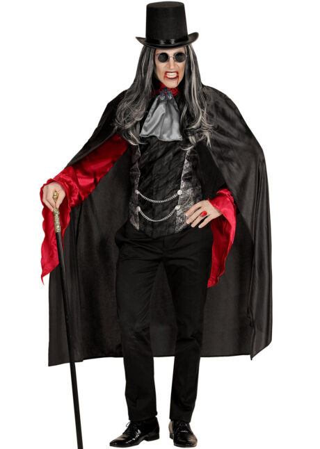 cape noire halloween, cape halloween adulte,, Cape Noire, 136 cm