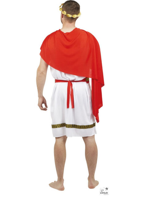 déguisement romain homme, costume de romain, déguisement de romain homme, déguisement empereur romain, Déguisement de Romain, Toge Rouge Courte