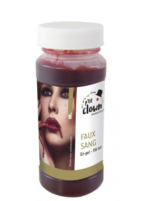 faux sang réaliste, faux sang, maquillage faux sang halloween, faux sang de vampire, faux sang paris, faux sang effets spéciaux, Faux Sang, 113 ml