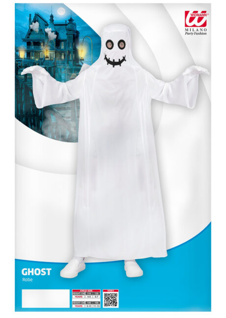 déguisement de fantôme enfant, costume de fantôme halloween, déguisement halloween enfants, Déguisement de Fantôme Yeux Noirs, Garçon