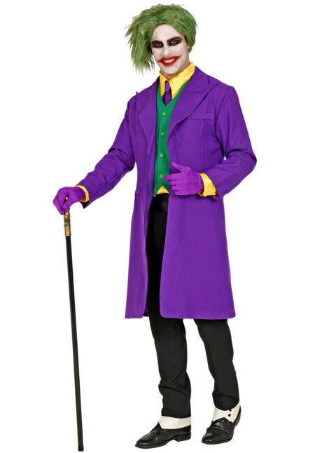 déguisement joker, déguisement joker pour homme, costume joker homme, manteau violet de joker, Déguisement de Joker, Manteau avec Gilet