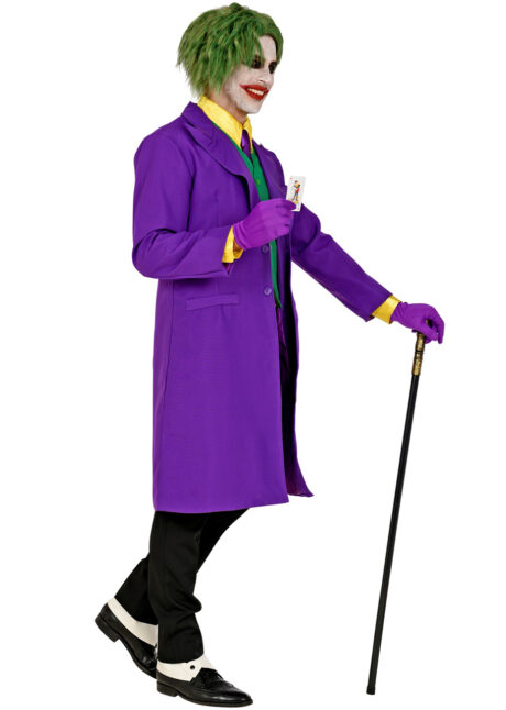 déguisement joker, déguisement joker pour homme, costume joker homme, manteau violet de joker, Déguisement de Joker, Manteau avec Gilet