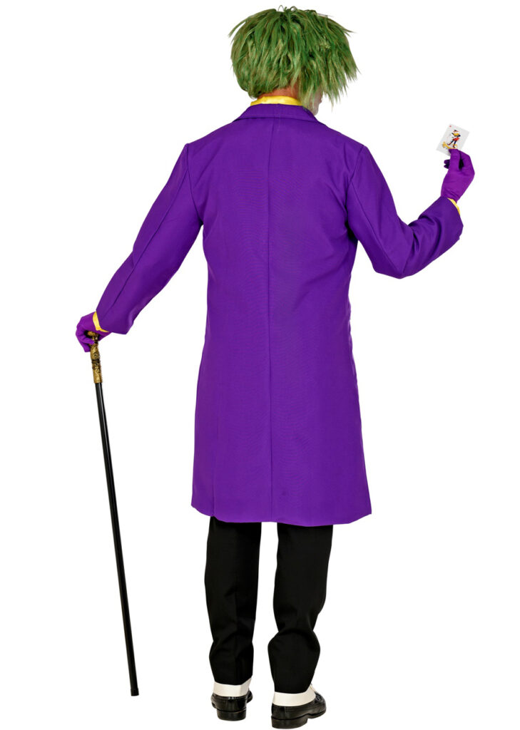 Costume Da Joker Per Bambini 7 Pezzi - Camicia, Gilet, Cravatta, Pantaloni, Catena, Guanti - Cosplay Halloween