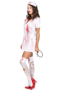 déguisement infirmière zombie, costume infirmière halloween, déguisement halloween femme