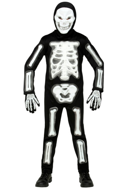 déguisement squelette garçon, déguisement squelette halloween, Déguisement de Squelette 3D, Garçon