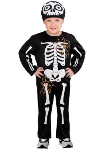 déguisement de squelette bébé, costume de squelette garçon