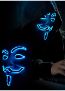masque anonymous, masque lumineux anonymous, masque led anonymous