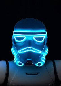 masque trooper led, masque trooper lumineux, Star Wars, masque storm trooper lumineux