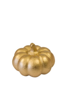 citrouille halloween, citrouille dorée, citrouille décoration, citrouille en résine, Citrouille Dorée Halloween, en Résine, 6,5 cm