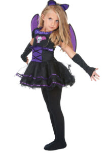 costume chauve souris halloween, déguisement halloween fille, déguisement chauve souris fille
