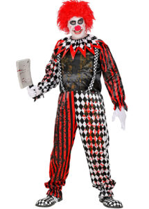 déguisement clown halloween, costume de clown halloween adulte, déguisement halloween, Déguisement Clown Horreur Sanglant