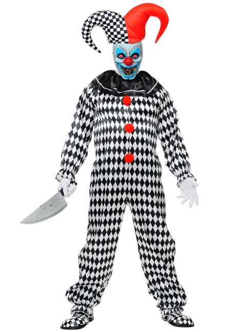 costume clown halloween, déguisement clown arlequin halloween, déguisement de clown halloween, Déguisement Clown Circus Arlequin