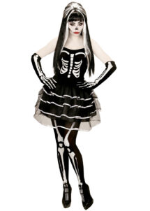 déguisement robe squelette,déguisement squelette femme, déguisement halloween femme, costume halloween adulte, costume halloween squelette, costume squelette femme, déguisement squelette femme, Déguisement Squelette, Robe Jupon Tulle