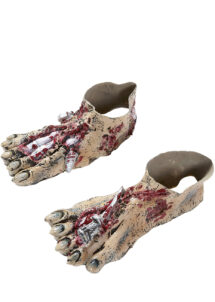 pieds de zombies, chaussures de zombies, accessoire halloween zombie, Pieds de Zombie, Sur-Chaussures Halloween