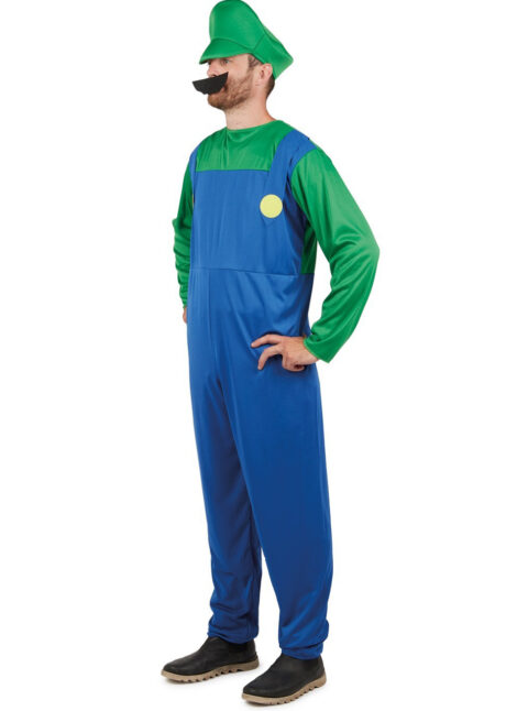 déguisement de luigi, costume de luigi, Mario et luigi, déguisement plombier luigi, Déguisement de Luigi, Plombier