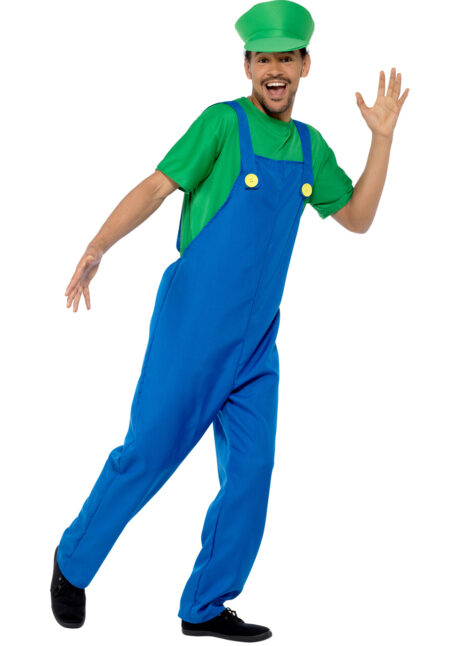 déguisement de luigi, costume de luigi, Mario et luigi, déguisement plombier luigi, Déguisement de Luigi, Plombier
