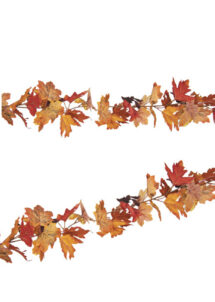guirlande feuilles d'automne, feuilles d'érable, feuilles artificielle, guirlande feuilles