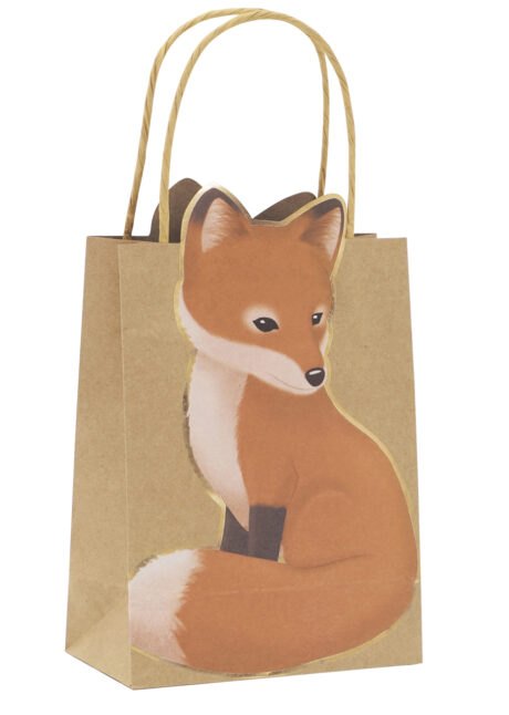 sacs cadeaux anniversaires, sachets cadeaux pour anniversaires, animaux des bois, Sacs Cadeaux Animaux des Bois