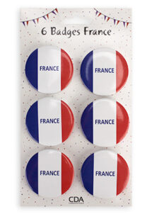 badges supporter France, supporters français, accessoires, goodies