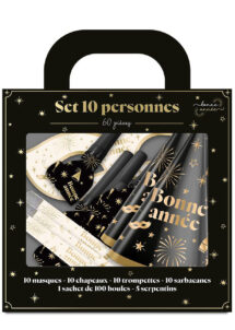 boite cotillons nouvel an, kit cotillons nouvel an, coffret cotillons nouvel an