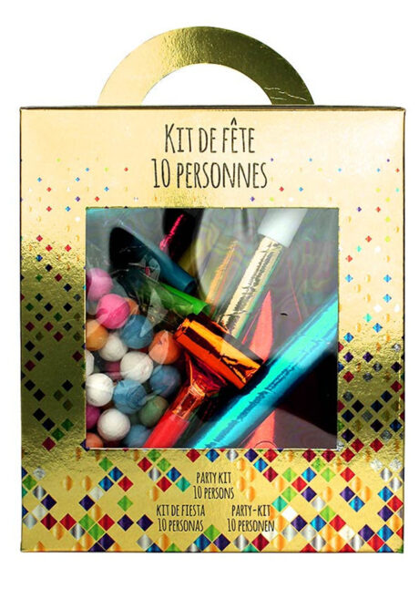 Coffret 5 Sarbacanes et 50 Boules Black and Gold