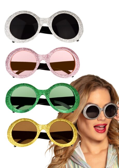 lunettes paillettes, lunettes disco, lunettes fantaisies, Lunettes Disco Jackie à Paillettes