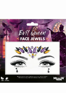 strass visage paillettes, paillettes strass à coller, strass paillettes visage halloween, Strass Autocollants Visage, Evil Queen